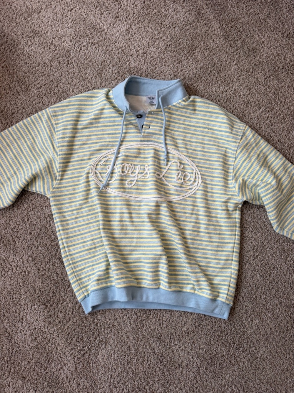 Boys Lie Honor Roll Henley Crewneck